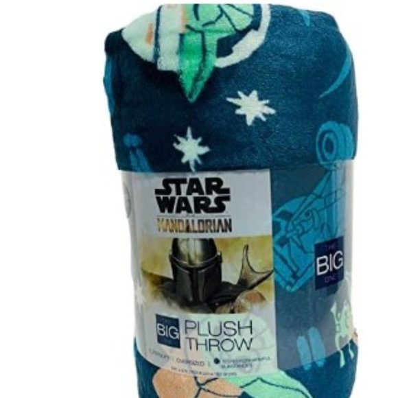 Star Wars Bedding Star Wars Mandalorian Baby Yoda Big Plush Throw